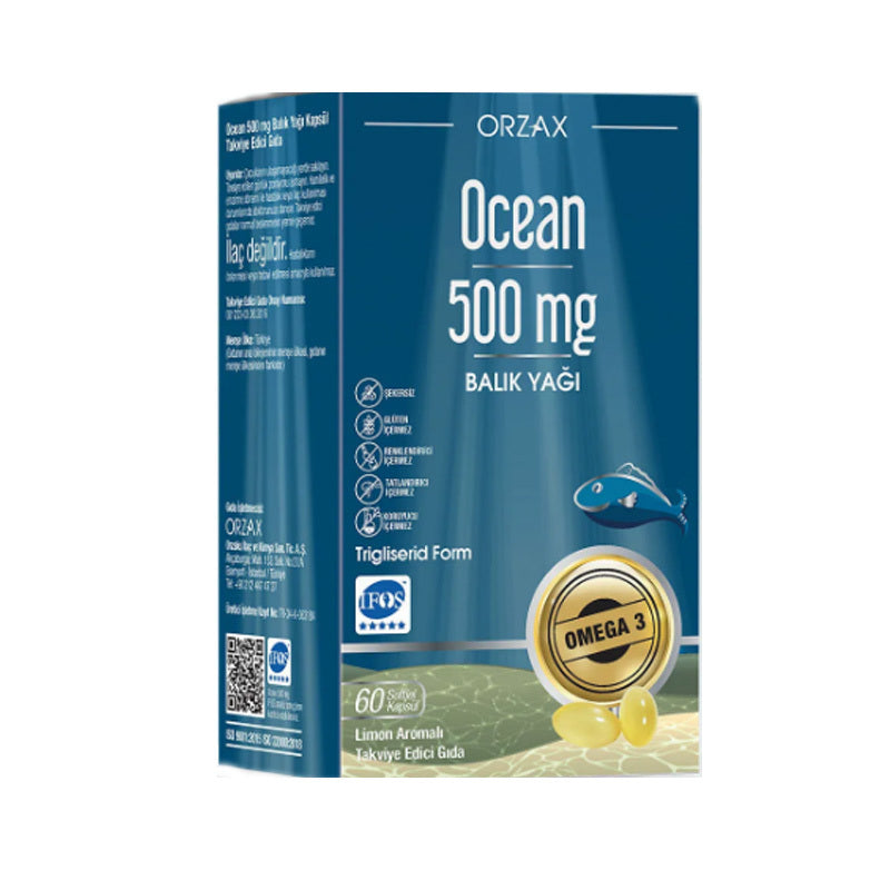 Orzax Ocean 500mg 60 Kapsül